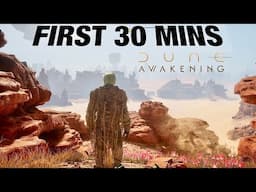 NEW Beta Gameplay | My First 30 minutes in Dune: Awakening