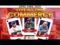 Phil Laak, Barry Woods, Turbo Live at the Commerce High Stakes Poker $25/$50+$50bba NORMAN CHAD?!?