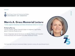 Morris A. Gross Memorial Lecture 2025