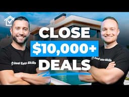 How To Close Virtual Wholesale Real Estate Deals! ($10,000+)