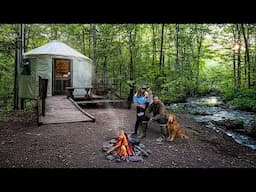 Braving DEADLY Mosquitos at a Backcountry Yurt on a River