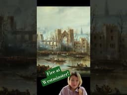 1512 Fire at Westminster. #history #tudor #england #london #englishhistory #henryviii #westminster