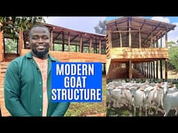 How To Construct a Modern Goat House For 300 Goats In 2025