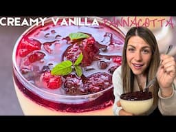 AN ITALIAN CLASSIC: CREAMY VANILLA PANNA COTTA