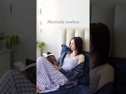 Get ready with me to go absolutely nowhere #elegance #elegantliving #slowliving #cozyreading