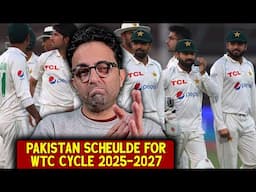 Pakistan fixtures for WTC 2025-27 revealed 🇵🇰 Easy chance to qualify for WTC Final ?