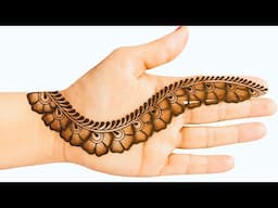 Very Easy Simple Beautiful Mehndi Design | New Stylish Front hand Mehndi Design | Mehandi ki Designs