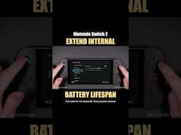 Extend Battery Lifespan for Nintendo Switch 2 [ Stop Charging Around 90% ] Tutorial