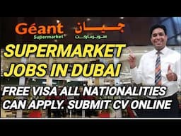 Apply For Supermarket Jobs In Dubai | Urgent Hiring For Dubai Supermarket Jobs