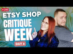 🔵 LIVE Etsy Shop Audits with Business Coaches