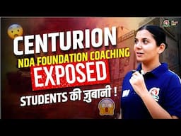 Reality of India’s Best NDA Foundation Course by Centurion’s Class 11th NDA F Batch Aspirants 🔥