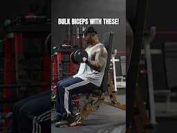 BULK BIGGER Biceps With These...🔥🔥🔥 #bodybuilding #fitness #gym