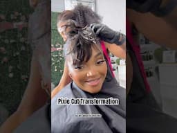 Pixie Cut Transformation ✨ #shorthairstyles #pixiecut