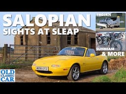 Rare motorcycles & aircraft spotted at Sleap airfield while out in the MX5 Mk1