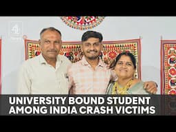 India plane crash: family's pride of university bound son