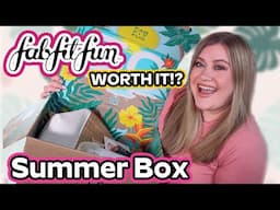 TRYING FABFITFUN AGAIN 5 YEARS LATER! Fabfitfun Summer 2025 Box + My Picks