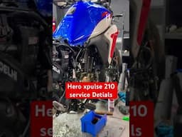 Hero Xpulse 210 engine oil details #heroxpulse210 #heroxpulse210servicecost