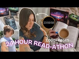 how much can I read in 24 hours? ⏰📖 | 24 hour readathon challenge
