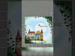 Enchanted cottage built with detail and vibrant, blended colour ✨ full video is available on website