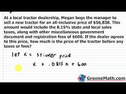 Percent Word Problems Practice Test Full Solutions