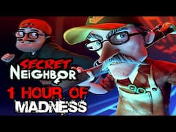 1 Hour of Secret Neighbor Madness! 😱 Non Stop Chases, Clutch Escapes & Epic Plays!