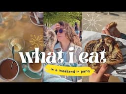 what i ate in a weekend in Paris - (best boulangeries and restaurants)