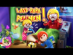 Playmobil Vogel familie: LASS PAPA PENNEN!😴🛌🏻🫨 Real Life XXL “DON'T WAKE DAD!” Bordspel