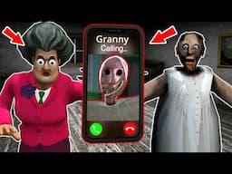 Granny Remake vs Scary Teacher vs Granny vs call ! funny horror animation (compilation 3)