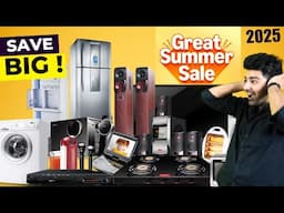 Top Deals: Amazon Great Summer Sale 2025🔥Best Deals ACs, Fridge, Washing Machines & More!