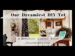 Romantic Garden Room Reveal Handmade With Love & Vintage Charm #cottagecore #vintage #garden