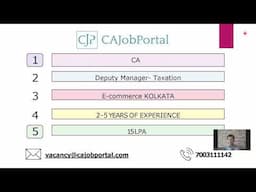CAJobPortal Vacancies_210525