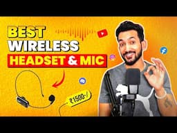 Wireless Headset Mic Under 1500₹ || Live Streaming || Gaming || Teaching Mic - Hayden HY-41