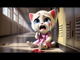 Rebellious kitten takes revenge on teacher 🙀😿 #ai #story #cat #aicat