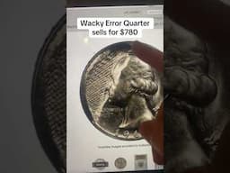 Coin Struck Through A CLOTH Worth $780? Crazy Washington Quarter Strike Through Error!