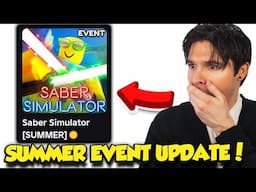 I GOT INSANE PETS IN SABER SIMULATOR SUMMENT EVENT UPDATE!!