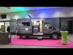 Mooveo electric campervan with rear lounge.  A complete misunderstanding!