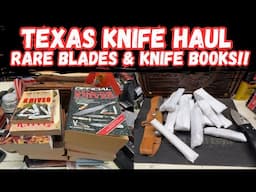 Texas Knife Haul Unboxing – Rare Blades & Books Inside!