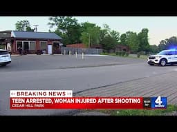 18-year-old arrested for allegedly shooting at police and injuring woman