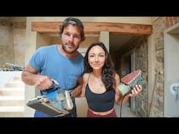 Restoring the beauty of the windows and doors inside our future dream home