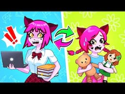 Body Switch | I changed Bodies With my Younger Sister | Teen-Z