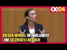 "Österreichs Neutralität in Gefahr" | Riesen-Wirbel im Parlament um Selenskyj-Besuch - Susanne Fürst