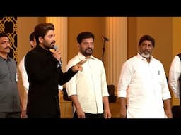 Pushpa 2 Allu Arjun Speech In Front Of Telangana CM Revanth Reddy At TGFA 2025 Event || Bullet Raj
