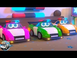 Five Little Police Cars, Jumping on the Bed Nursery Song for Kids