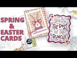 Spring & Easter Cards with New Paper and Dies from Scrapbook.com