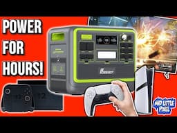 Power Any Device, Gaming System & TV For HOURS With This Portable Power Station! (Fossibot F2400)