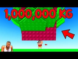 I GREW MEGA VEGGIES GARDEN in ROBLOX grow a garden SHINCHAN and CHOP | NOOB vs PRO vs HACKER Part 4