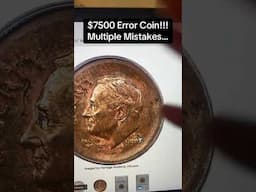 $7,5000 Coin Error With MULTIPLE Mistakes: 1999-D Roosevelt Dime Broadstruck On A Penny Planchet