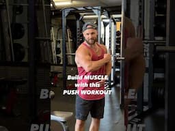 Push day is the best day! 💪 #workoutroutine #pushday #buildmuscle