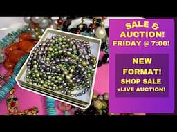 LIVE JEWELRY SALE & AUCTION with Hudson Vintage! 7:00 E / 4:00 P