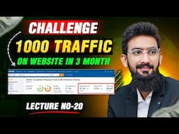 Get 1K Traffic in 3 Montth || Challenge